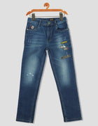 Fashion Washed Distressed Jeans