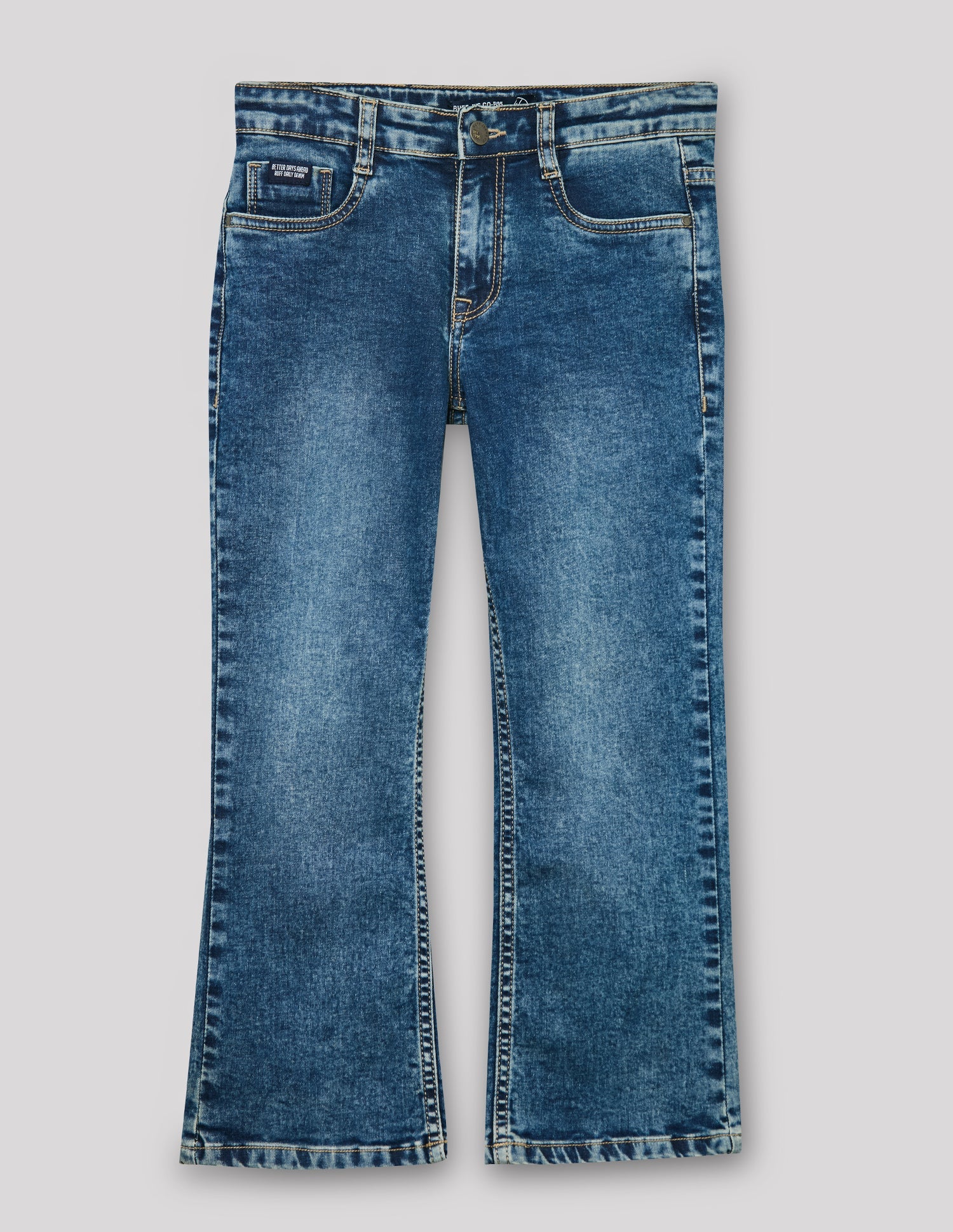 Buy Mud Boot Cut Denim Jeans Online in India