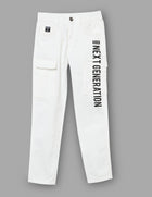 Fashion White Cotton Cargo