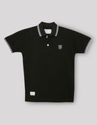 Black Polo Neck T-Shirt