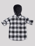 Flannel Shirt With Hood