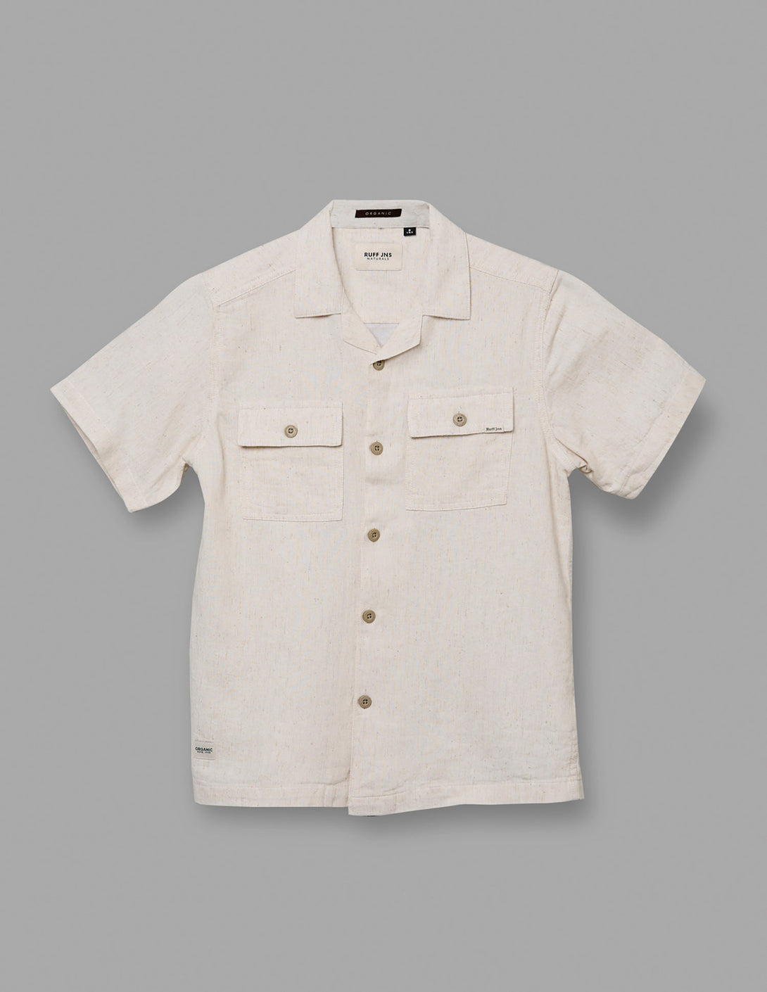 Ruff Linen Shoulder Down Shirt