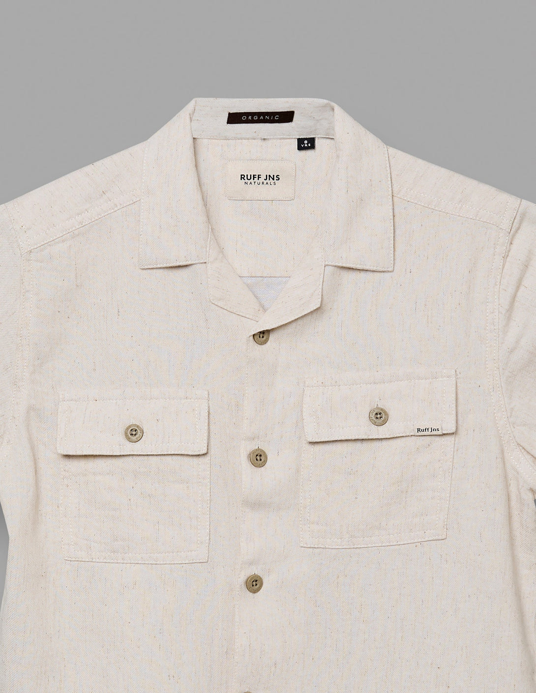 Ruff Linen Shoulder Down Shirt