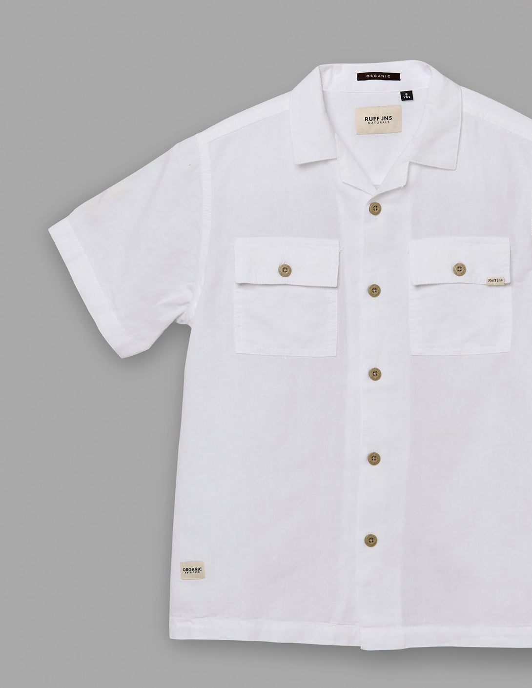 Ruff Linen Shoulder Down Shirt
