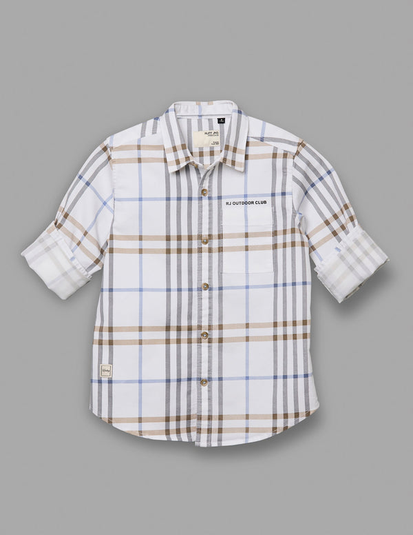 Ruff Cotton Checks Shirt