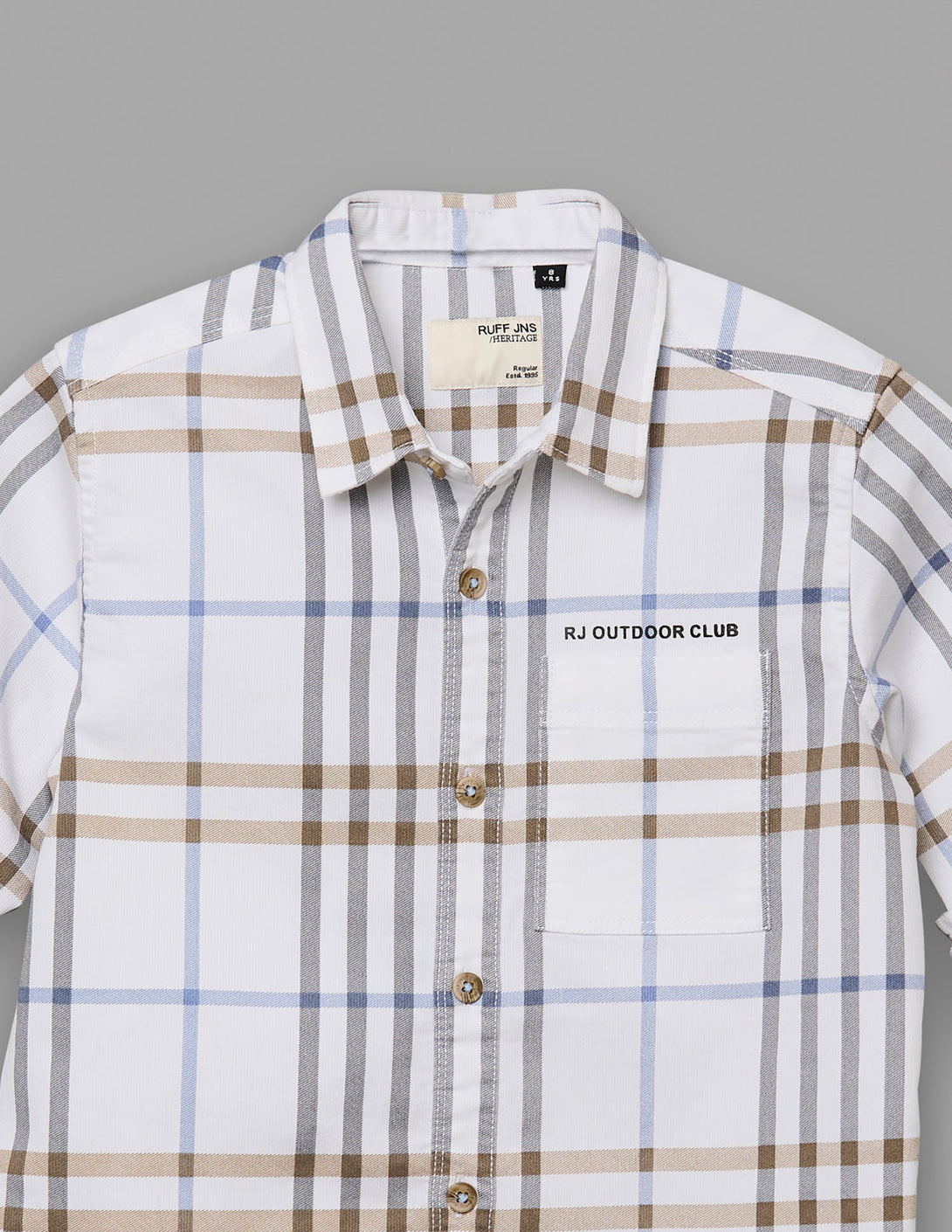 Ruff Cotton Checks Shirt