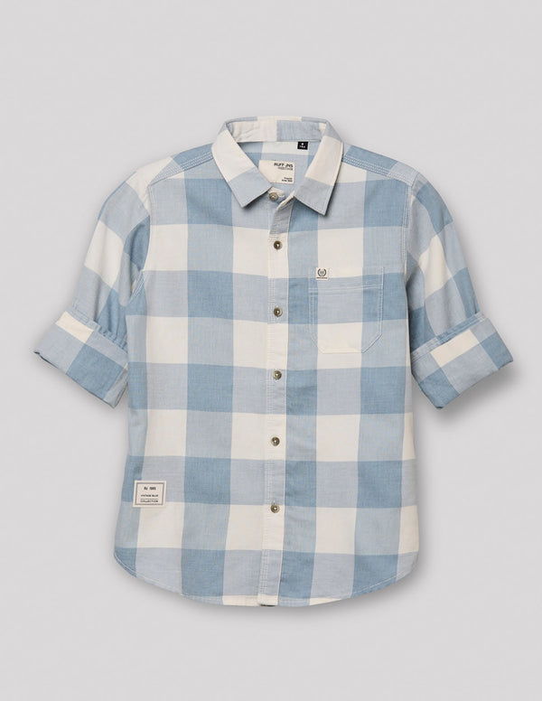 Ruff Cotton Checks Shirt