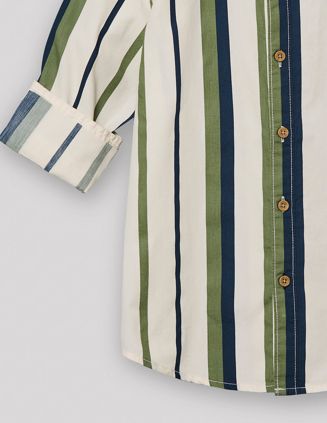 Ruff Cotton Stripe Shirt