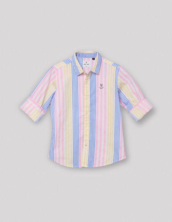 Ruff Cotton Stripe Shirt