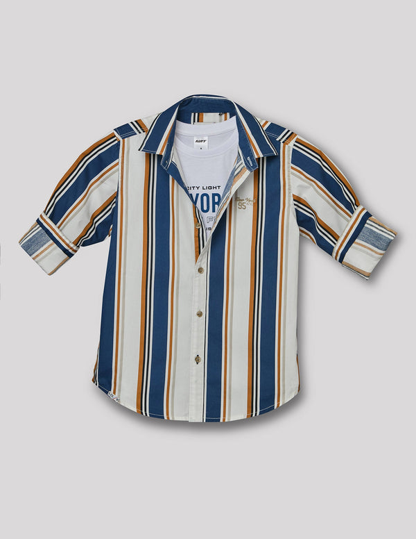 Cotton Stripes Shirt