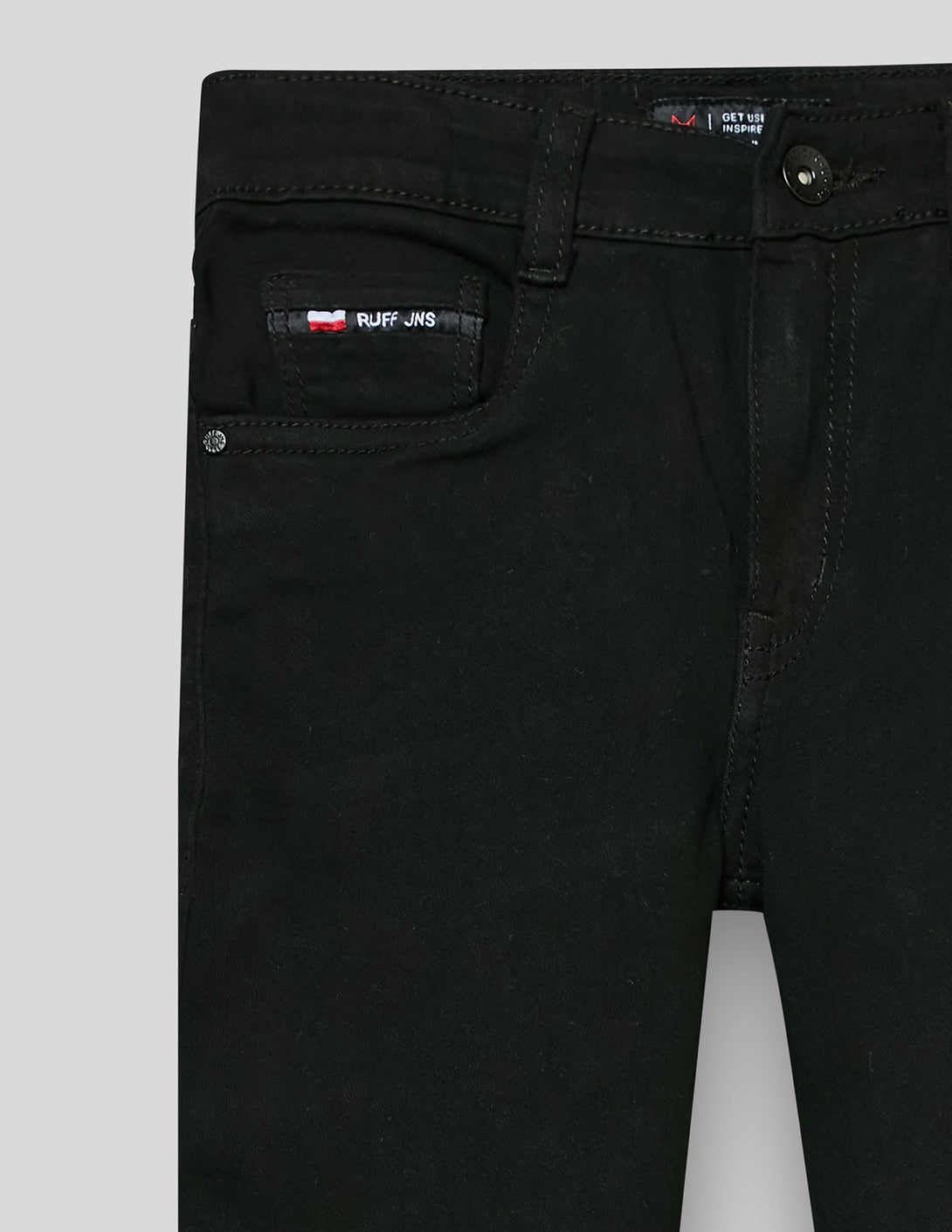 Buy Classic Black Solid Regular Jeans for Boys online at RUFF