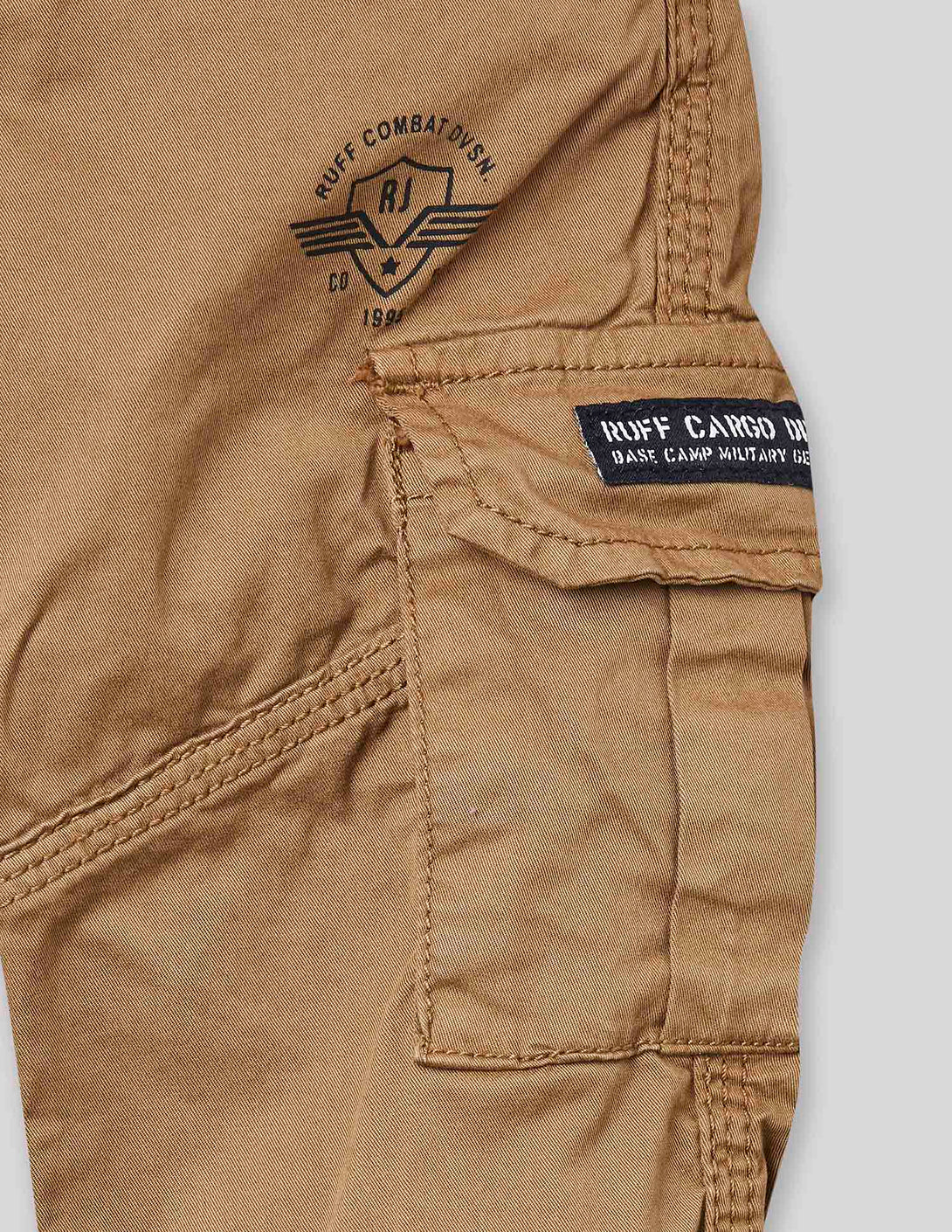 Ruff Cotton Cargo Pants
