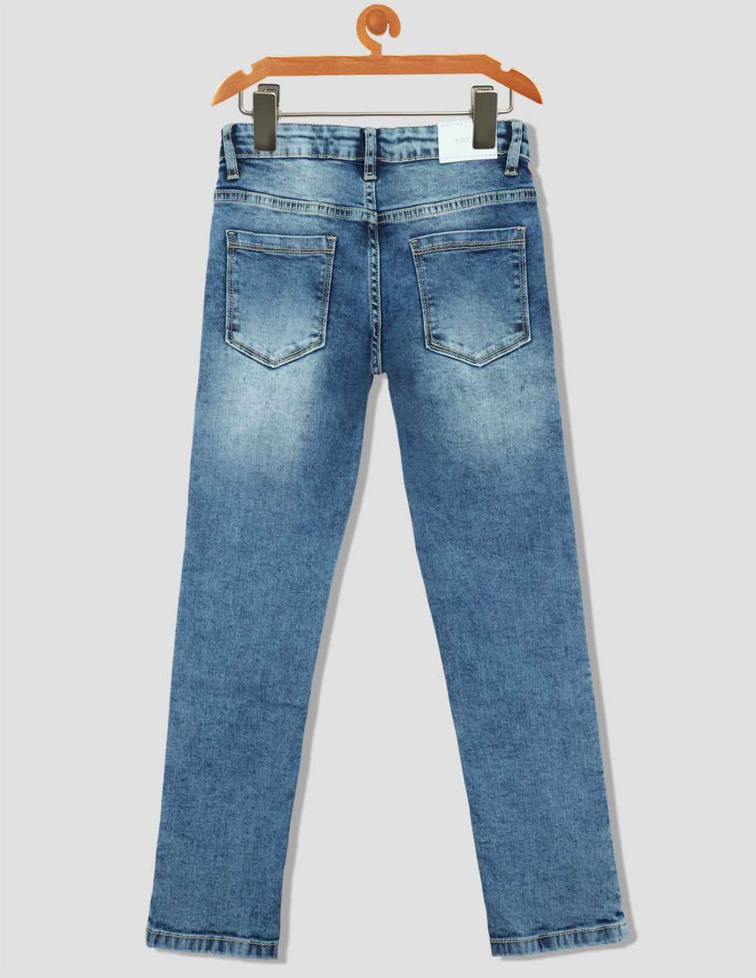 Ruff Fashion Washed Distressed Jeans