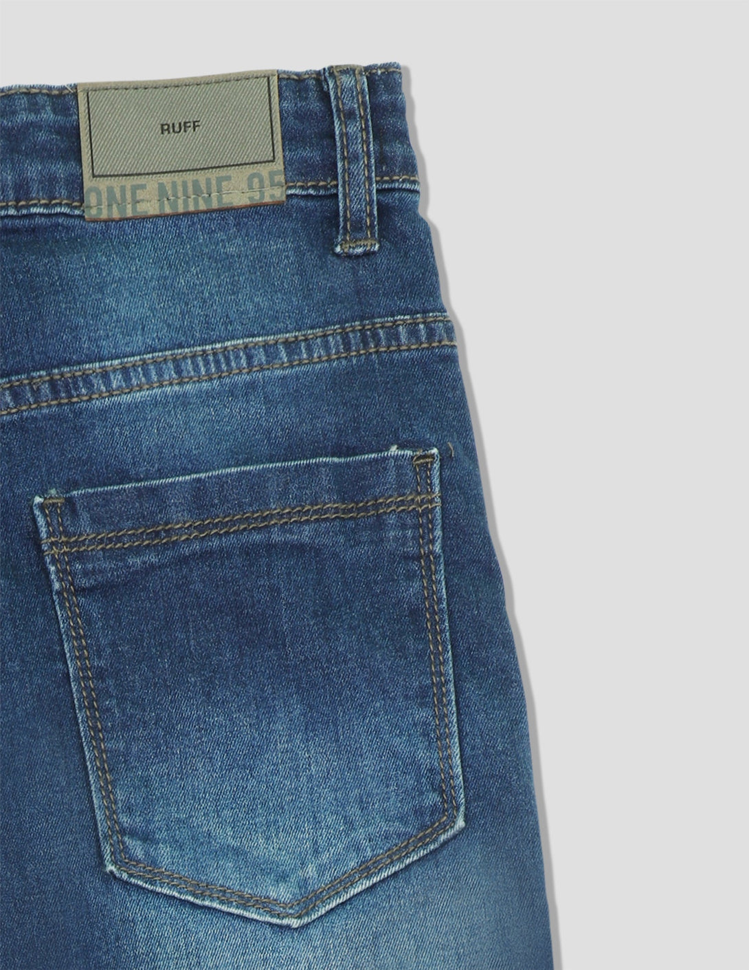 Ruff Fashion Washed Distressed Jeans