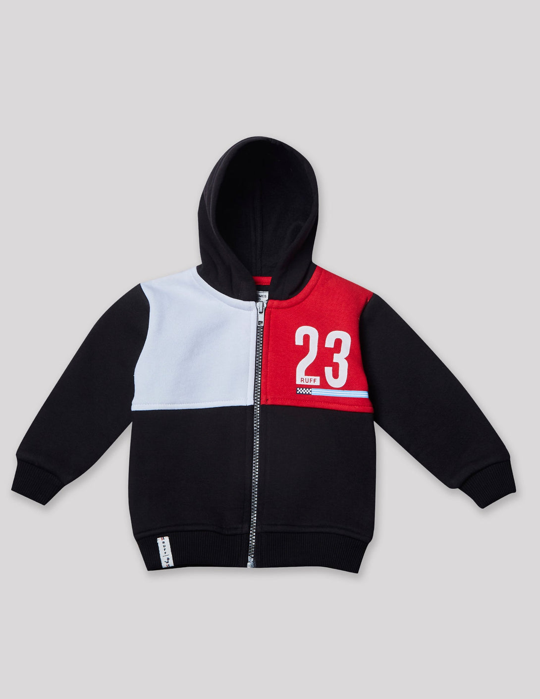 Ruff Sweat Shirt Zipper Hoodie