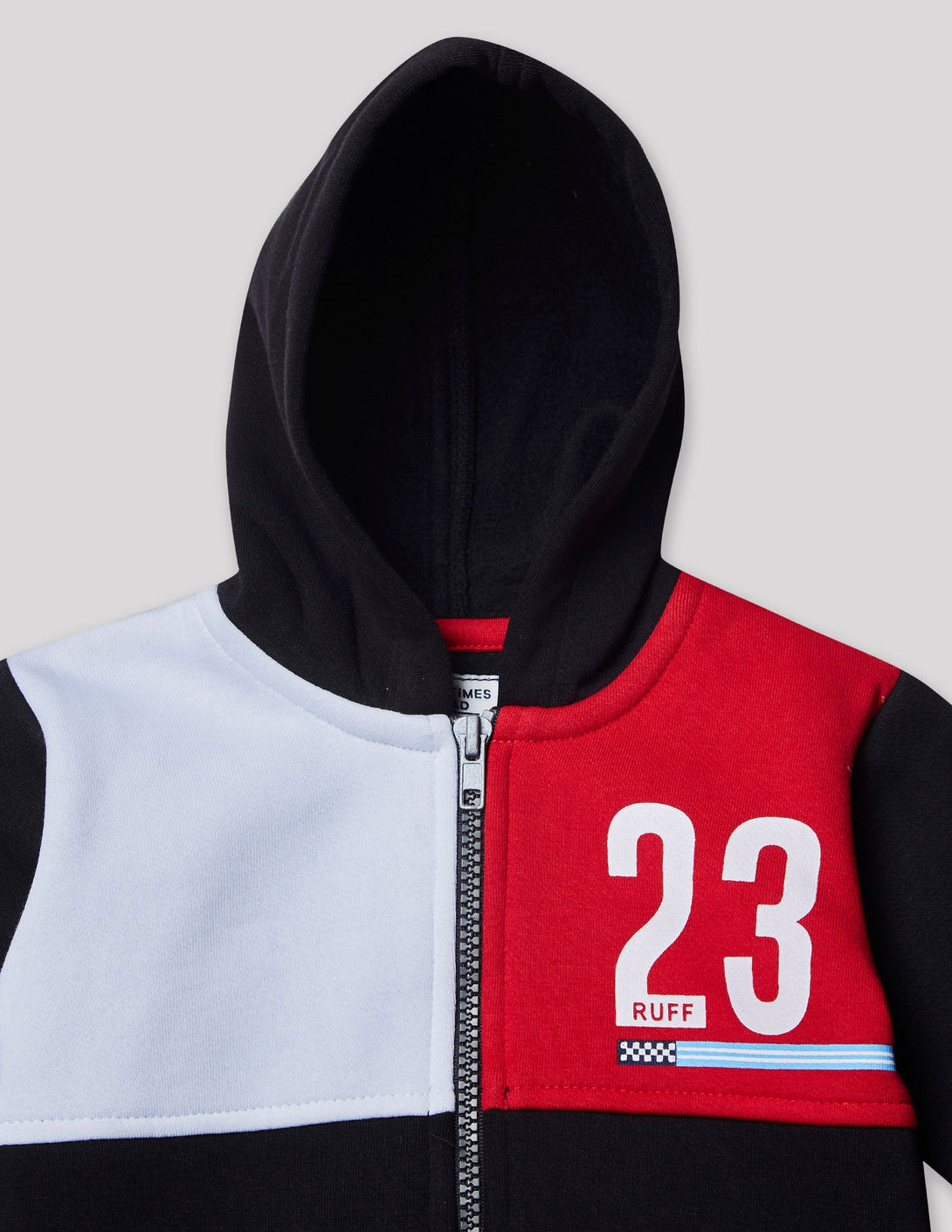 Ruff Sweat Shirt Zipper Hoodie