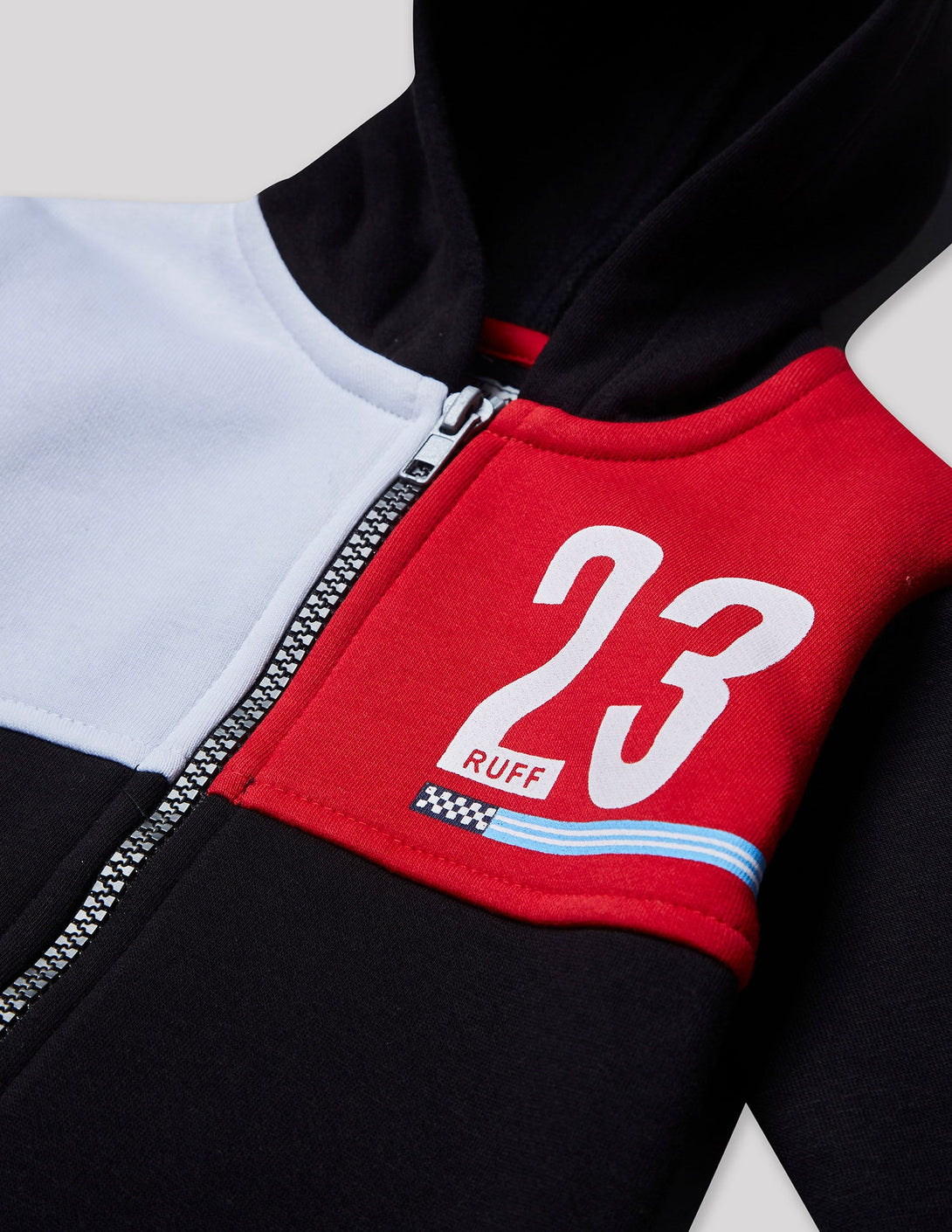Ruff Sweat Shirt Zipper Hoodie