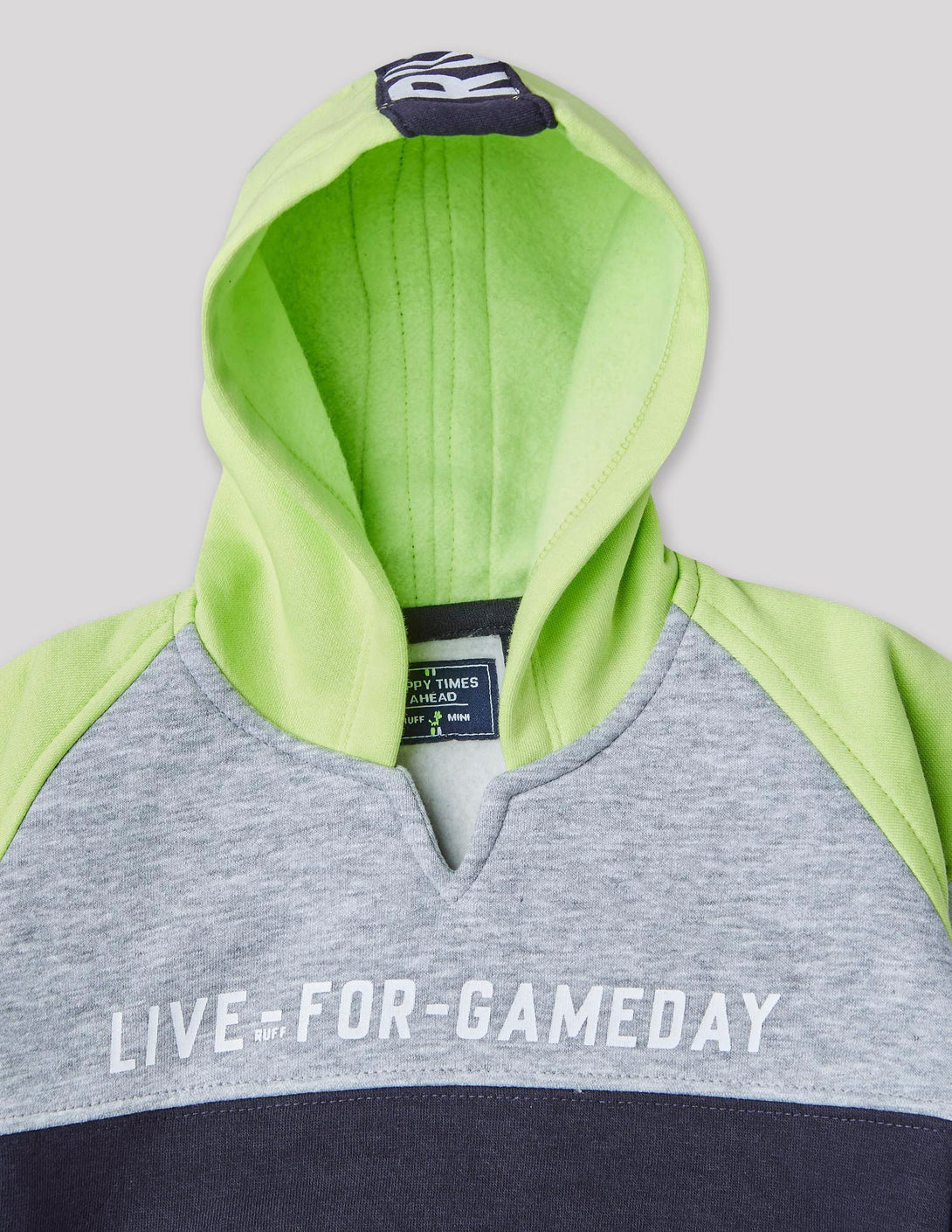 Ruff Fashion Sweat Shirt With Hood