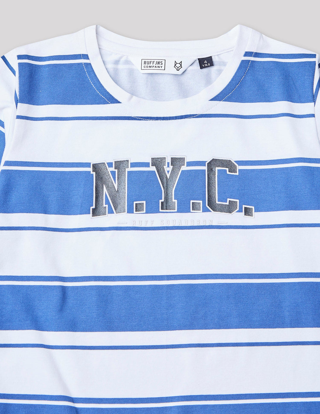 Ruff Striper Crew Neck T-Shirt