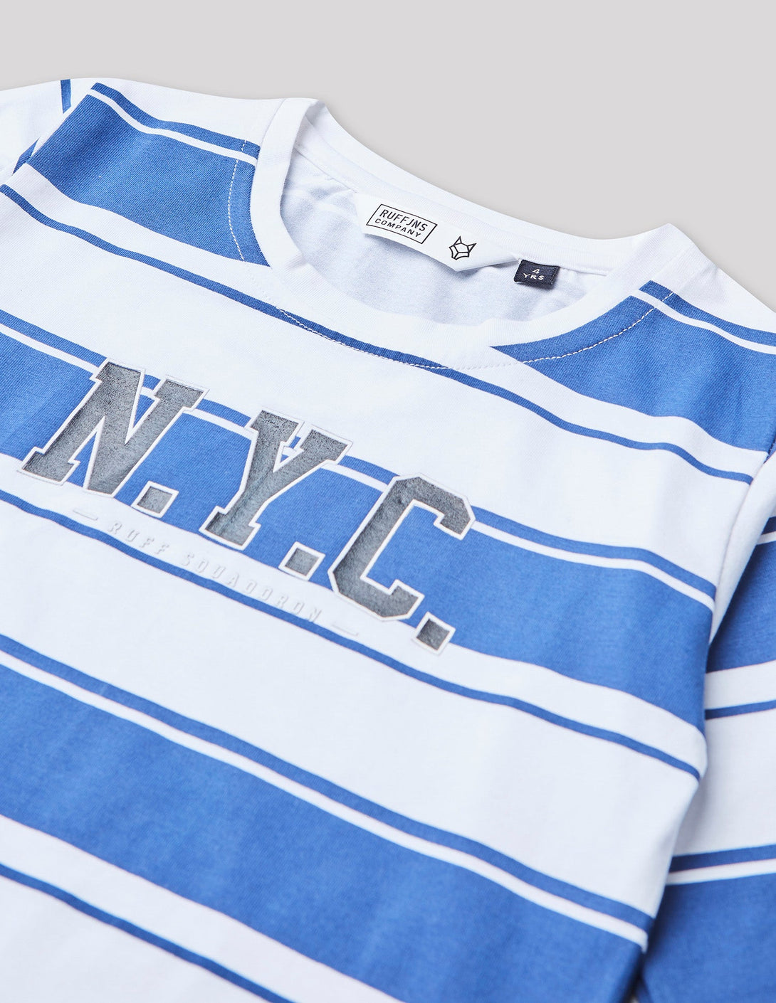 Ruff Striper Crew Neck T-Shirt