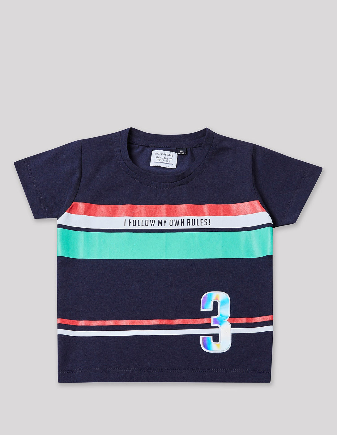 Ruff Fashion Crew Neck Tees