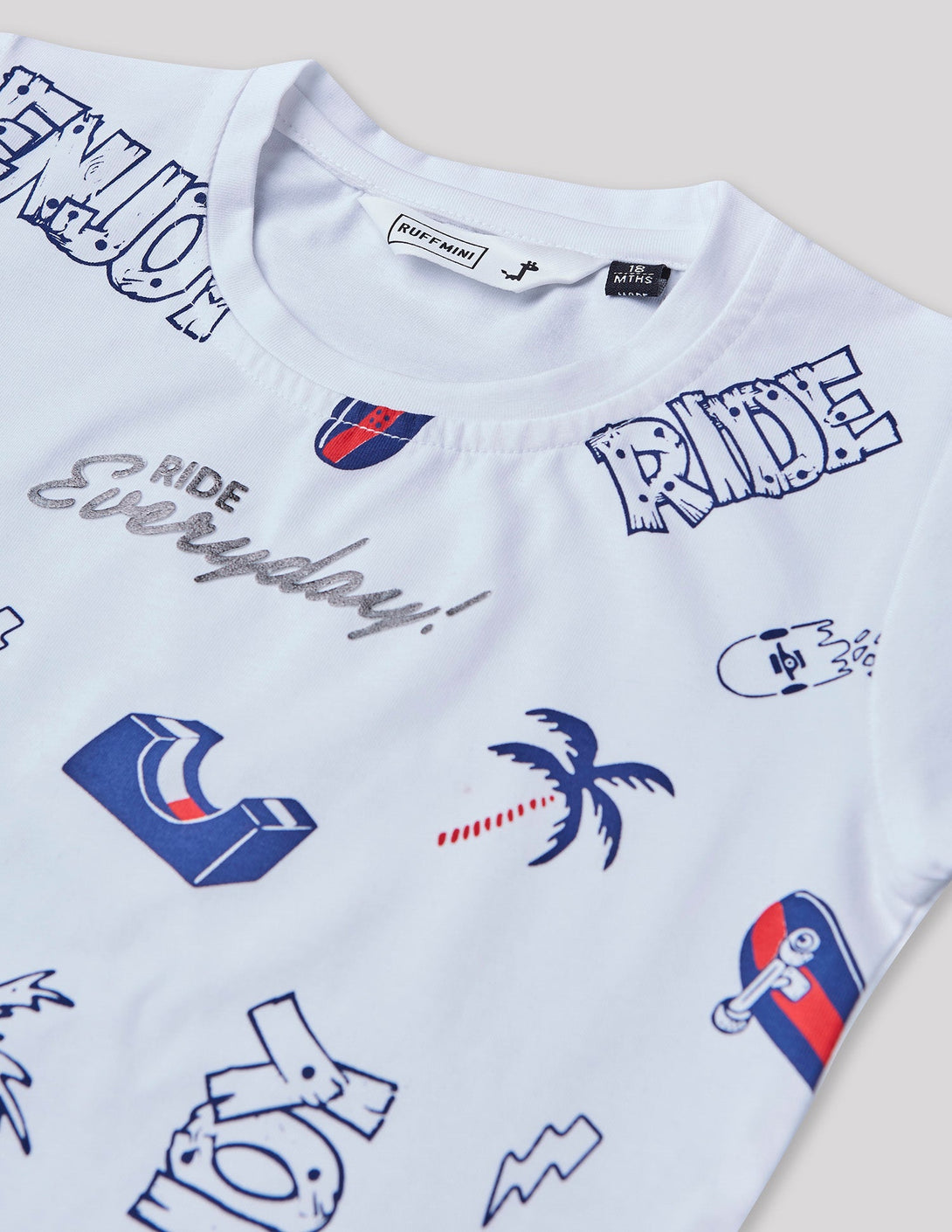 Ruff Fashion Crew Neck Tees