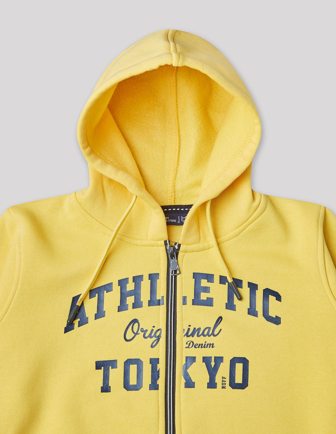 Ruff Fashion Zipper Sweat Shirt With Hood