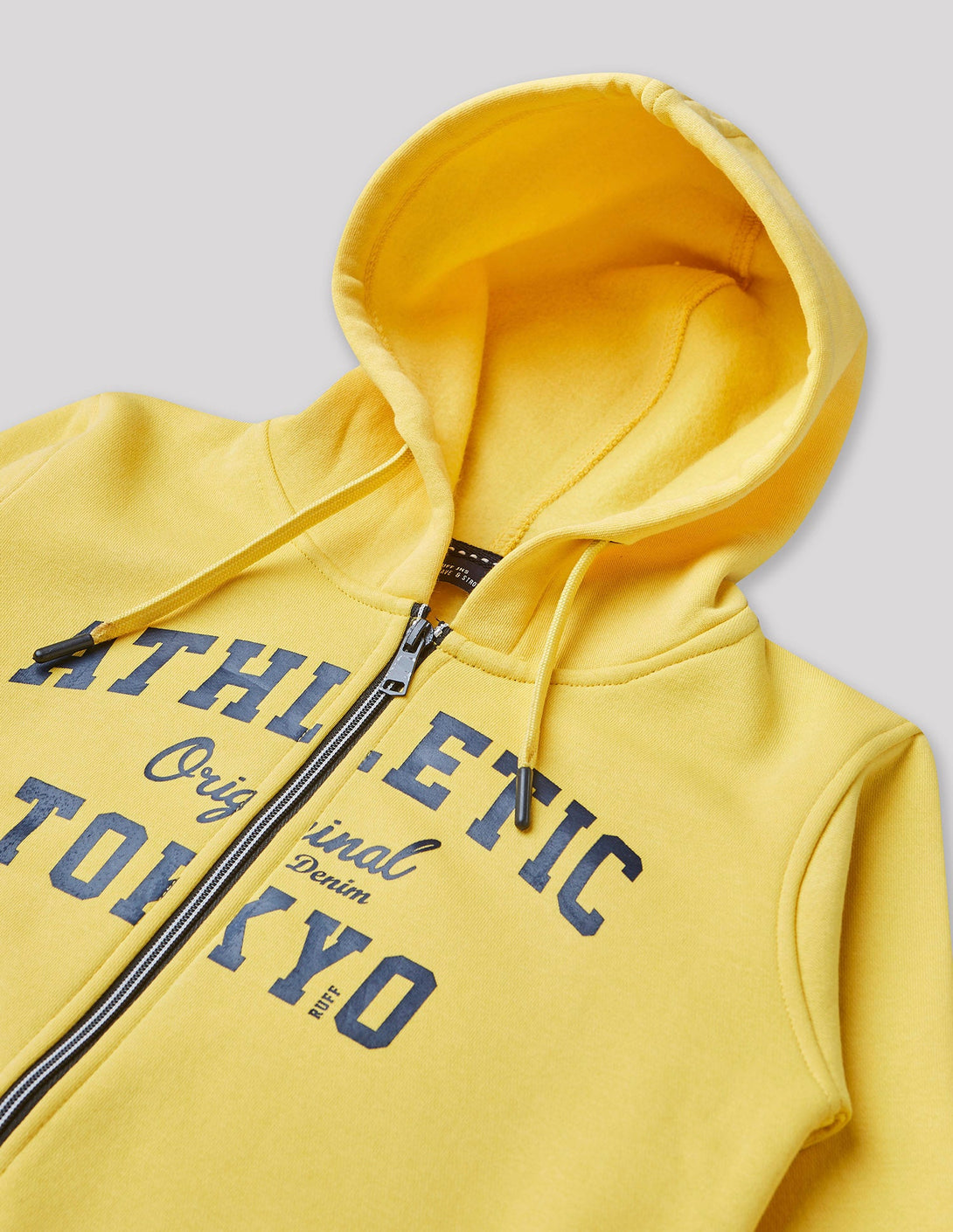Ruff Fashion Zipper Sweat Shirt With Hood