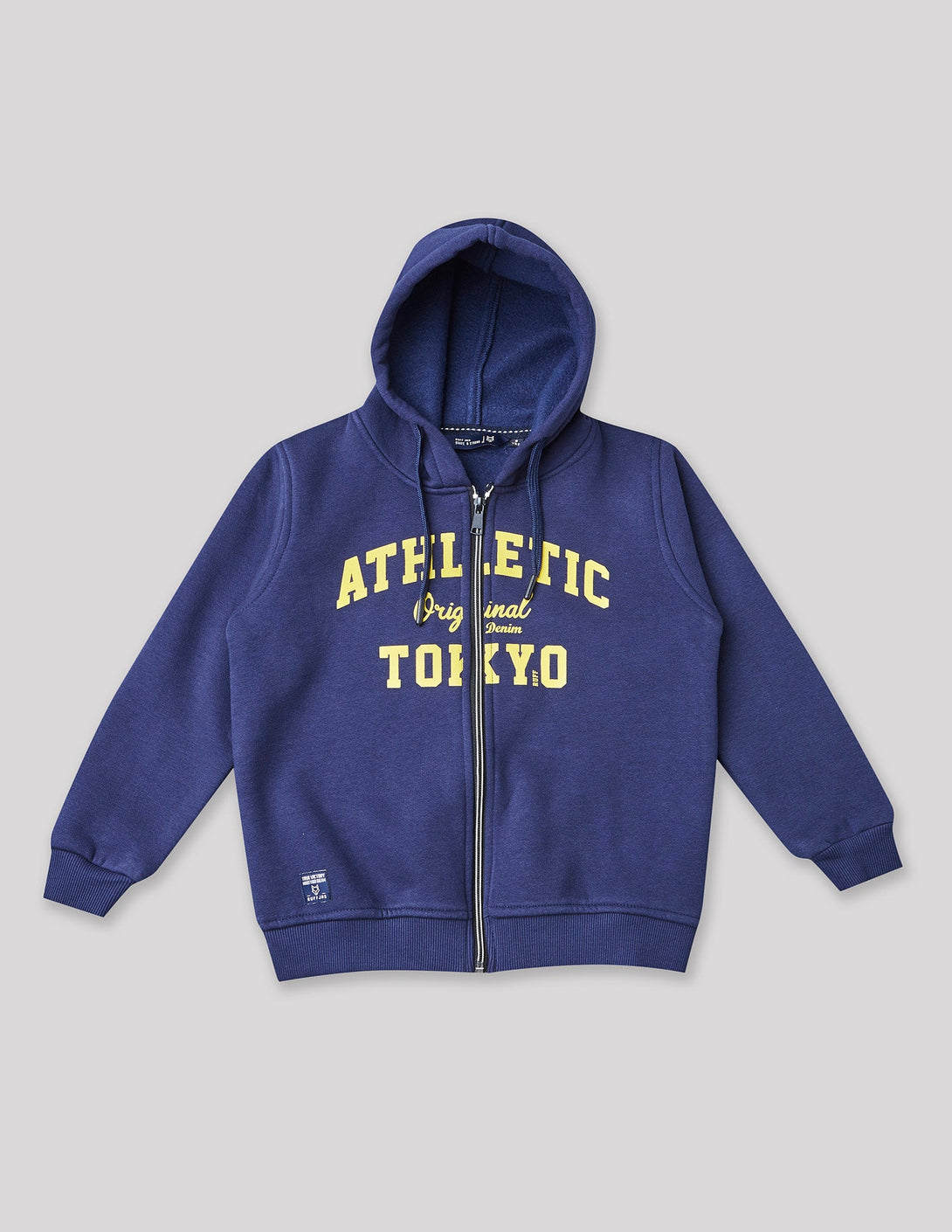 Ruff Fashion Zipper Sweat Shirt With Hood