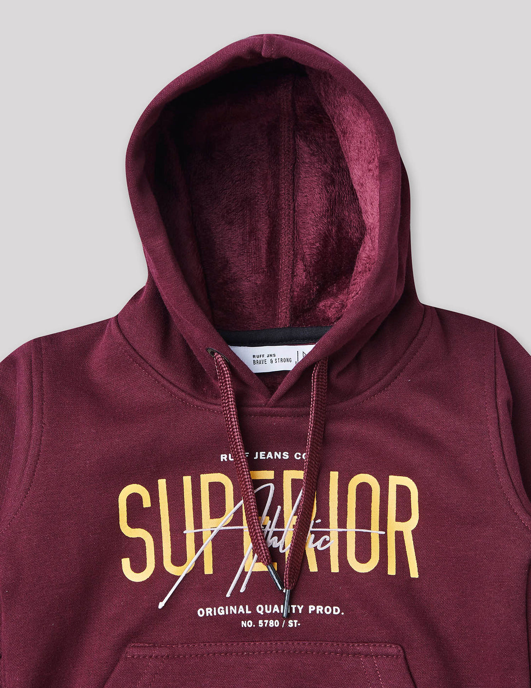 Ruff Fashion Sweat Shirt With Hood