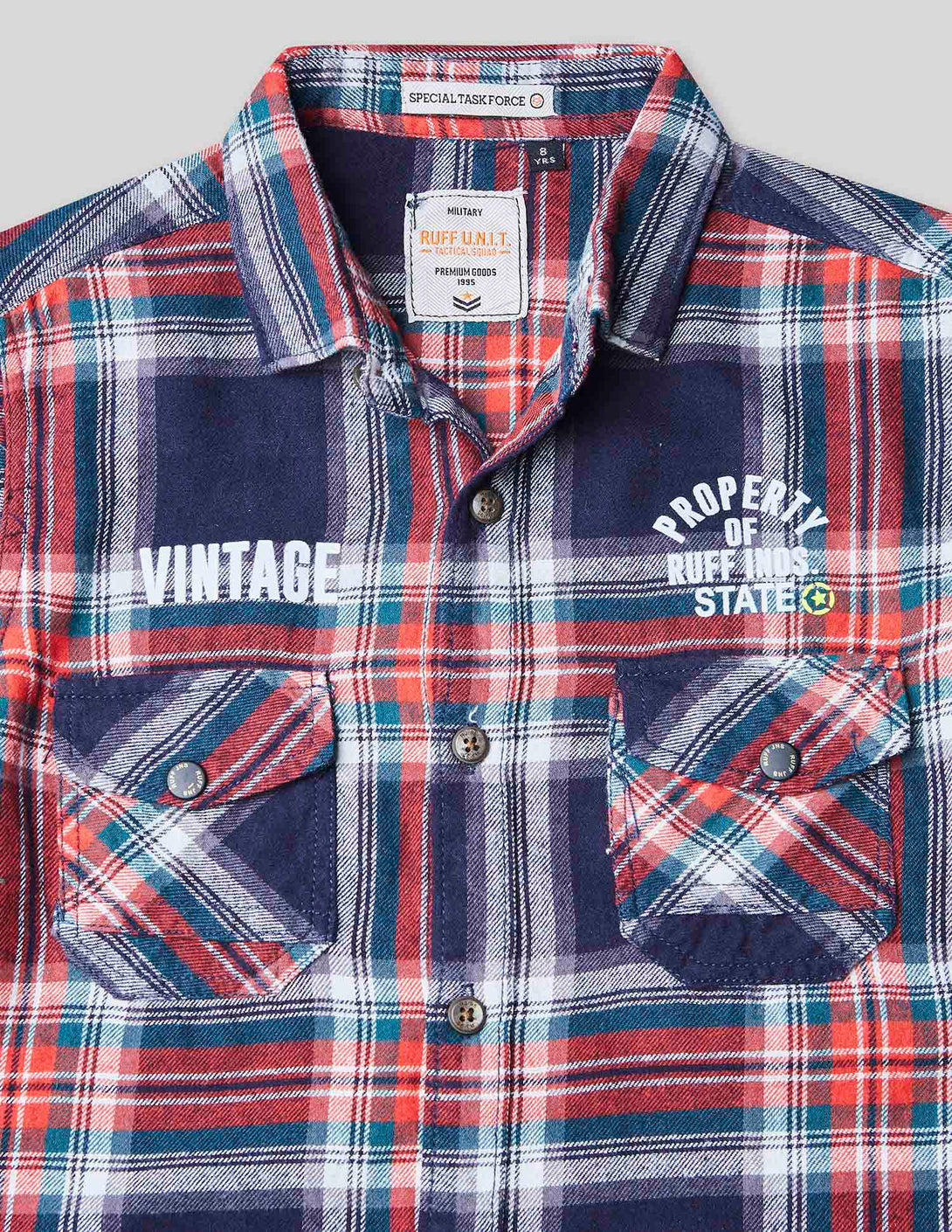 Ruff Casual Checks Shirt