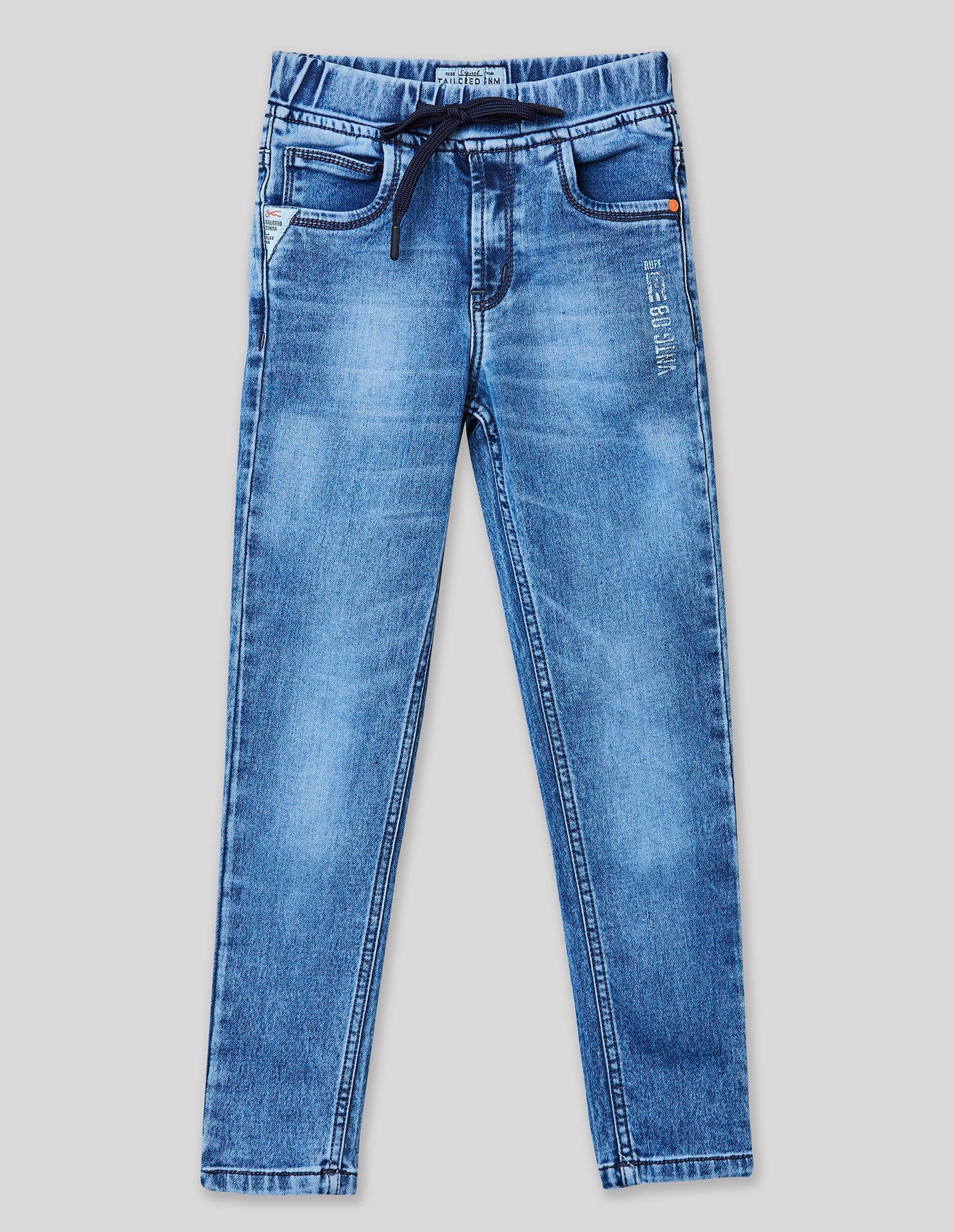 Eaphi RUFFLEDETAIL DENIM PANTS デニム エフィ RUFFLE DETAIL DENIM