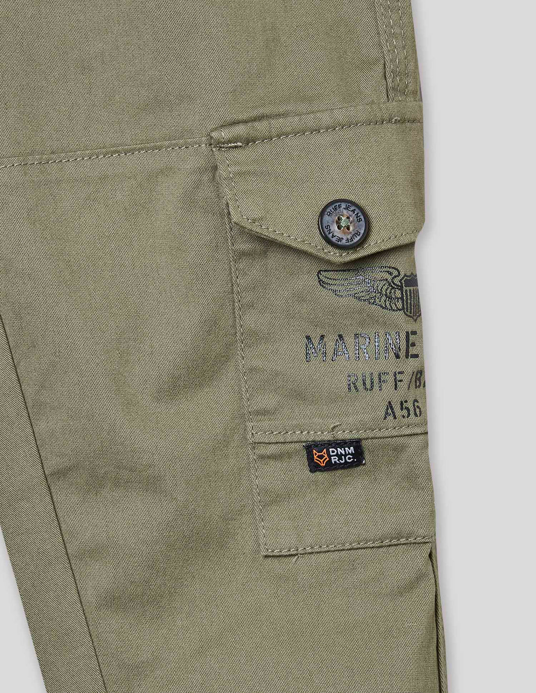 Ruff Fashion Cotton Cargo Pants