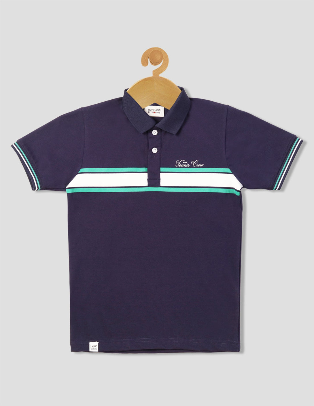 Ruff Fashion Polo Neck T-Shirt