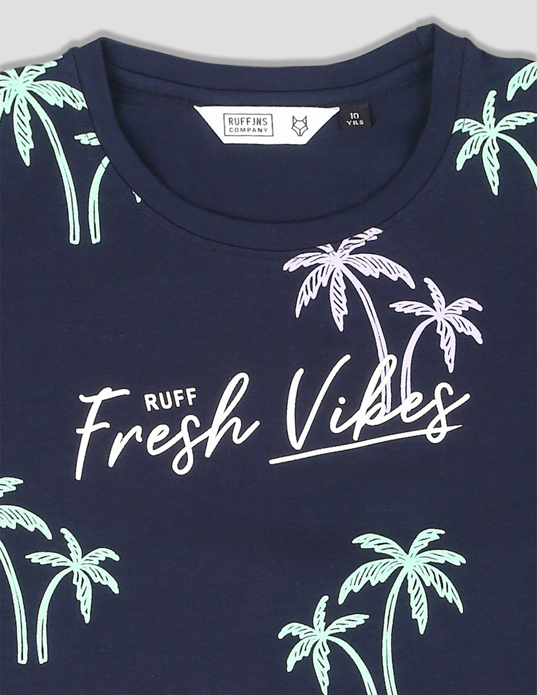 Ruff Fashion Crew Neck T-Shirt