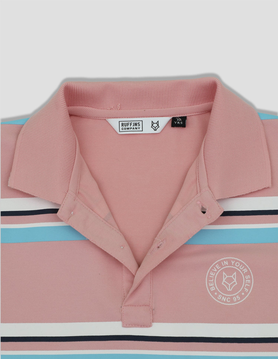 Ruff Fashion Polo Neck T-Shirt