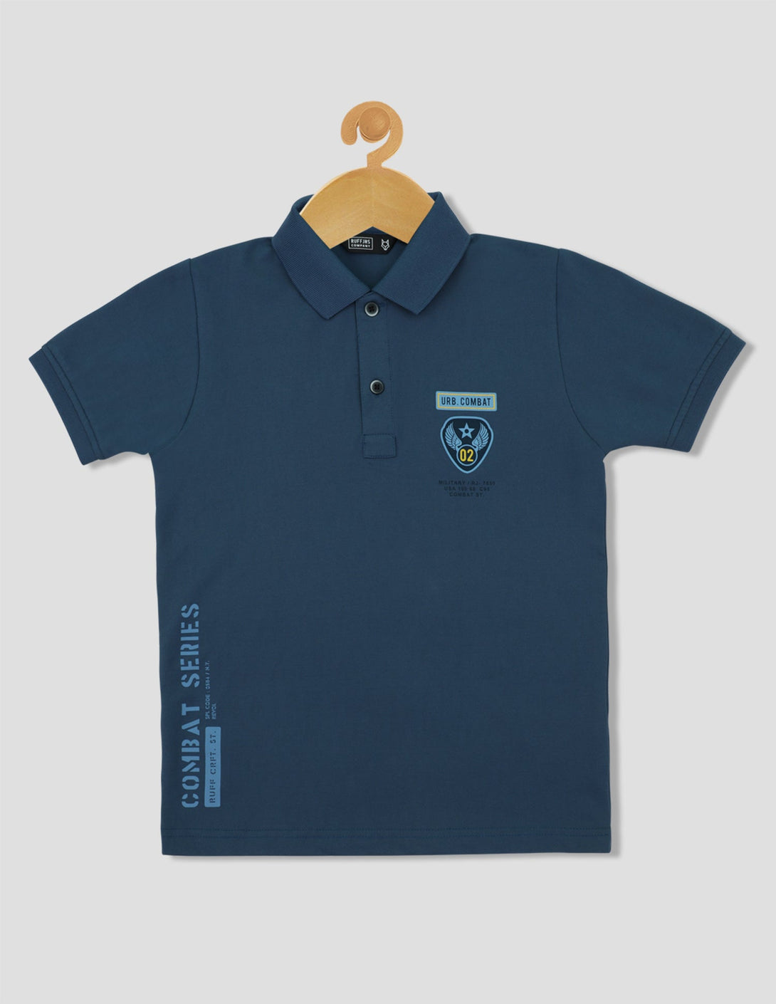 Ruff Fashion Polo Neck T-Shirt
