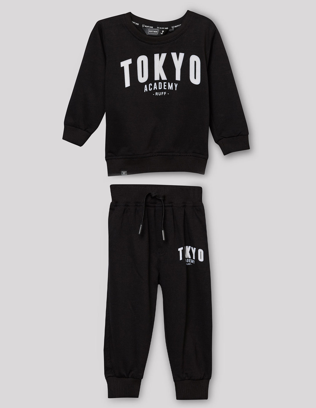 Baby Ruff Ruff Black Co-Ord Set For Baby Boy