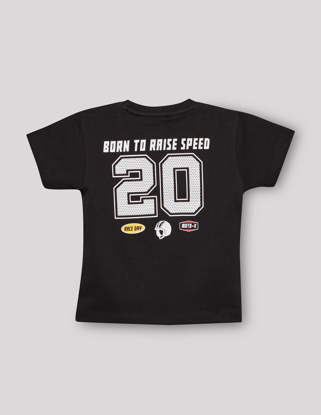 Cotton Black Round Neck T-Shirt
