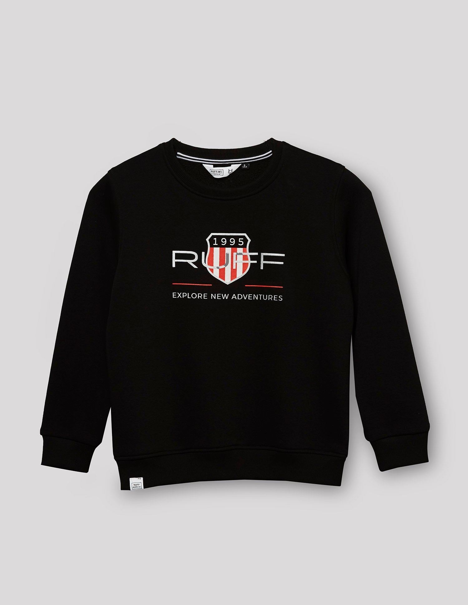 Soft Round Neck Fleece Long Sleeve- Grey