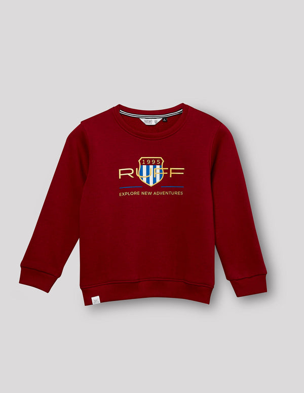 Round Neck Fleece Sweat Shirt