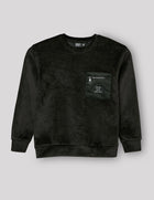Black Velvet Sweat Shirt