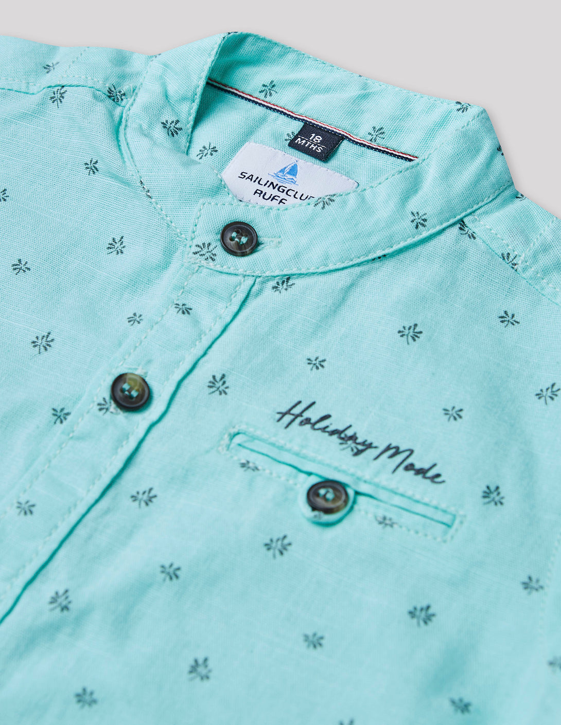 Ruff Printed Linen Shirt