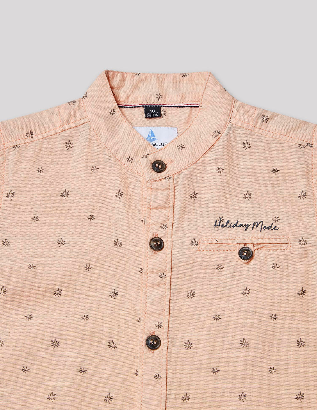 Ruff Printed Linen Shirt