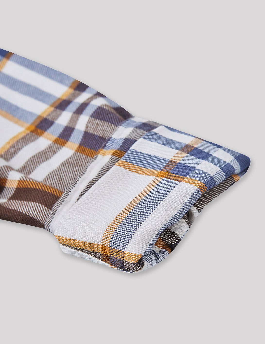 Ruff Flannel Zipper Shirt With Hood