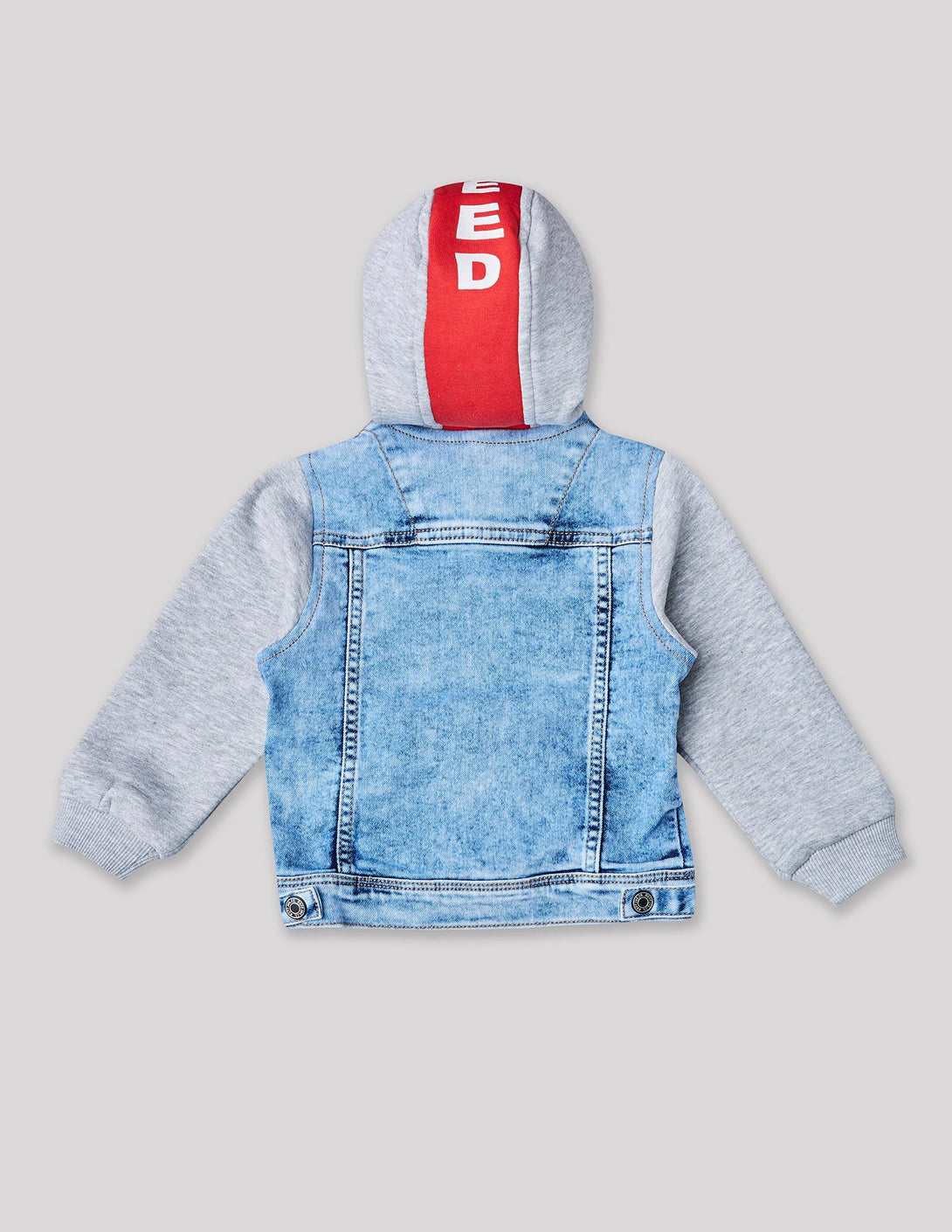 Ruff Denim Jacket With Hood