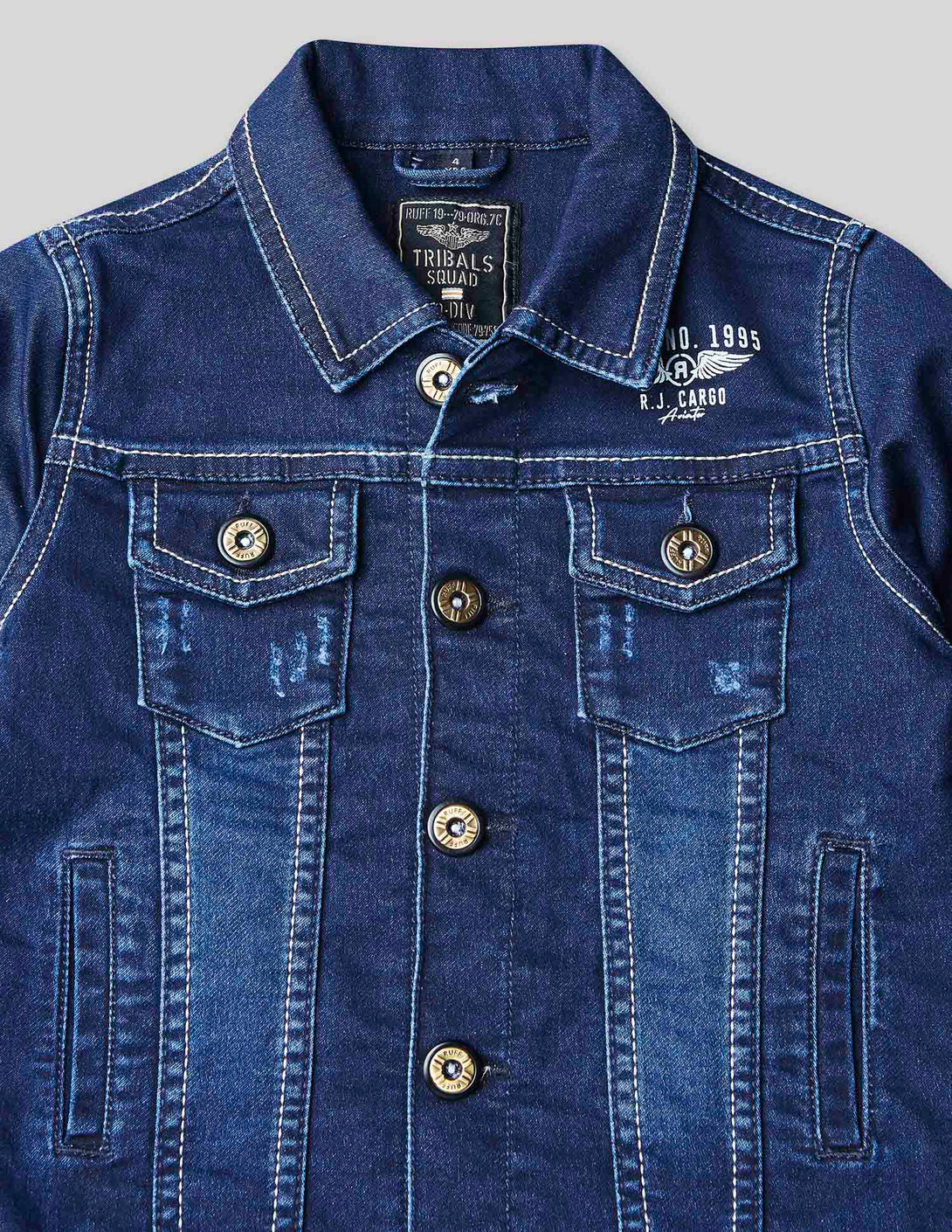 Ruff Fashion Denim Jacket