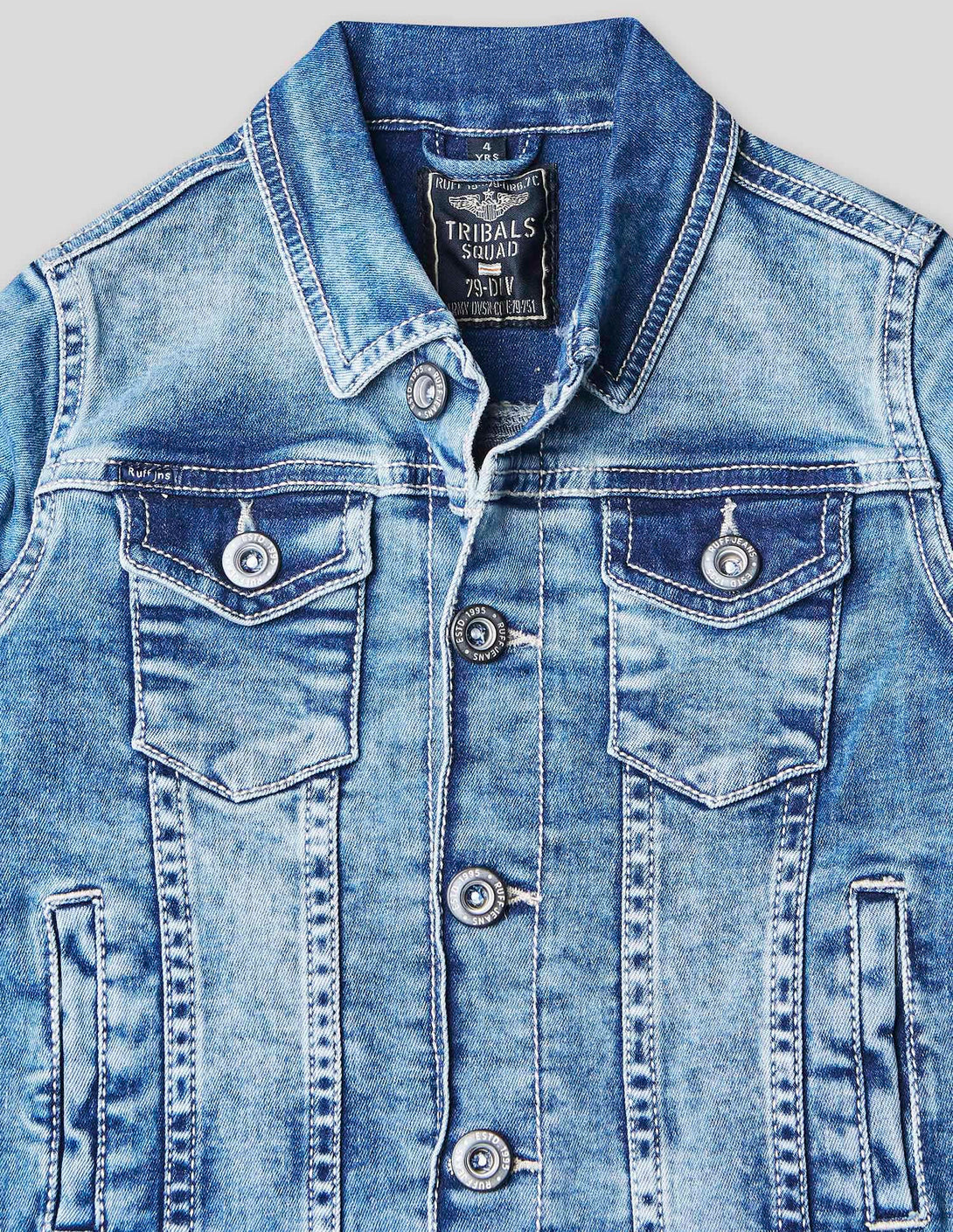 Ruff Fashion Denim Jacket