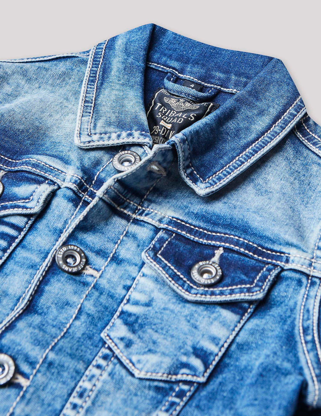 Ruff Fashion Denim Jacket