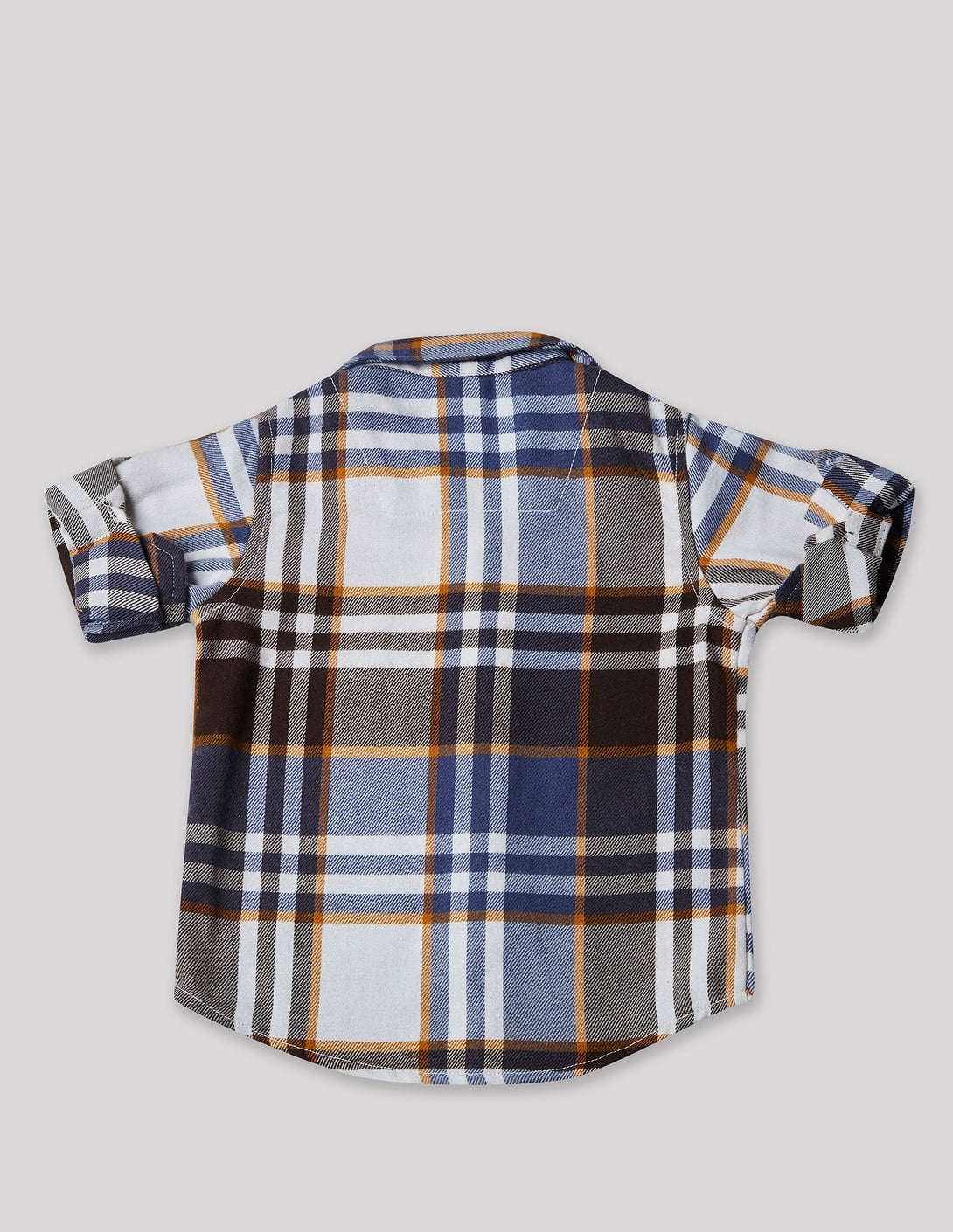 Ruff Casual Checks Shirt With Tee